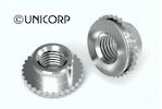 UNICORP Electronic Hardware Self-Clinching Fasteners - Miniature Nuts EU, EUL, EFE, EFEO, EFEOX, EFEX