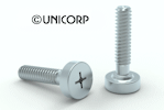 UNICORP Electronic Hardware Self-Clinching Fasteners - Spinning Clinch Bolt Captive Panel Screw without Spring - Tool Installation Only ESCBJ