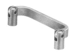UNICORP A9814 1/2 Round Pull Handle Int 1/4-20 Thd Aluminum QTY-1 3 h x 5 Lng 